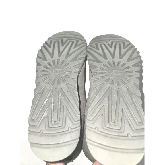 UGG Australia 1013437 Women's Cory Suede Ankle Sheepskin Boots Grey Size 8 - Picture 9 of 13